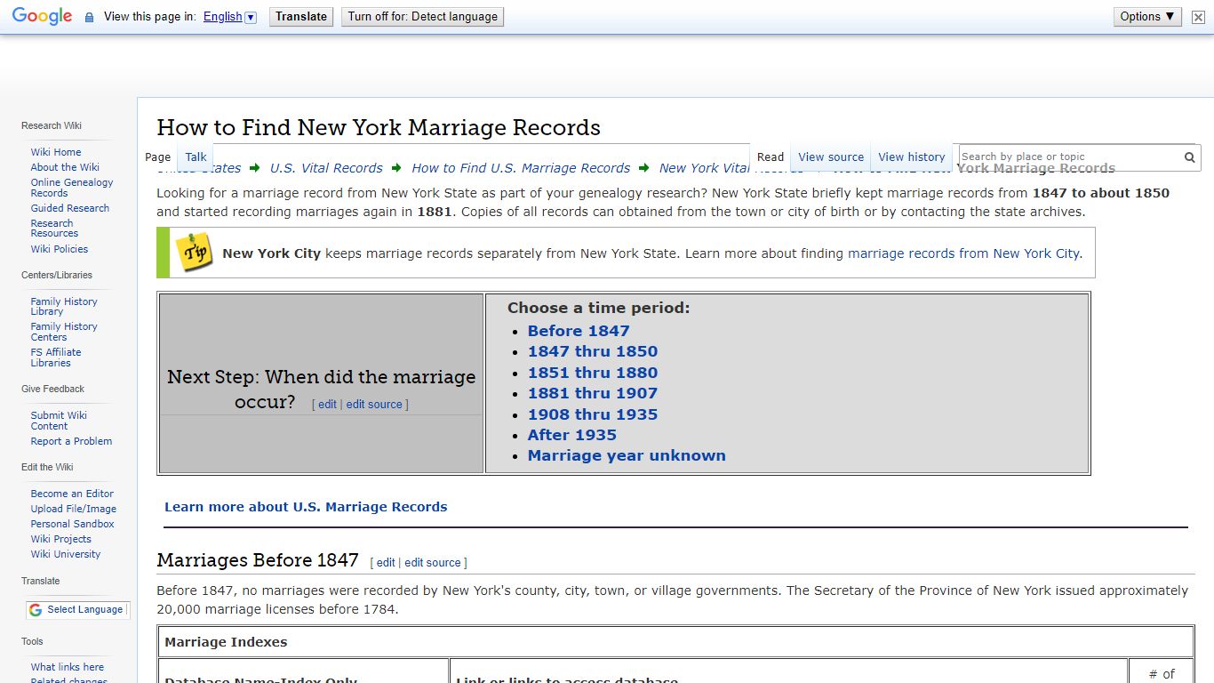 How to Find New York Marriage Records • FamilySearch